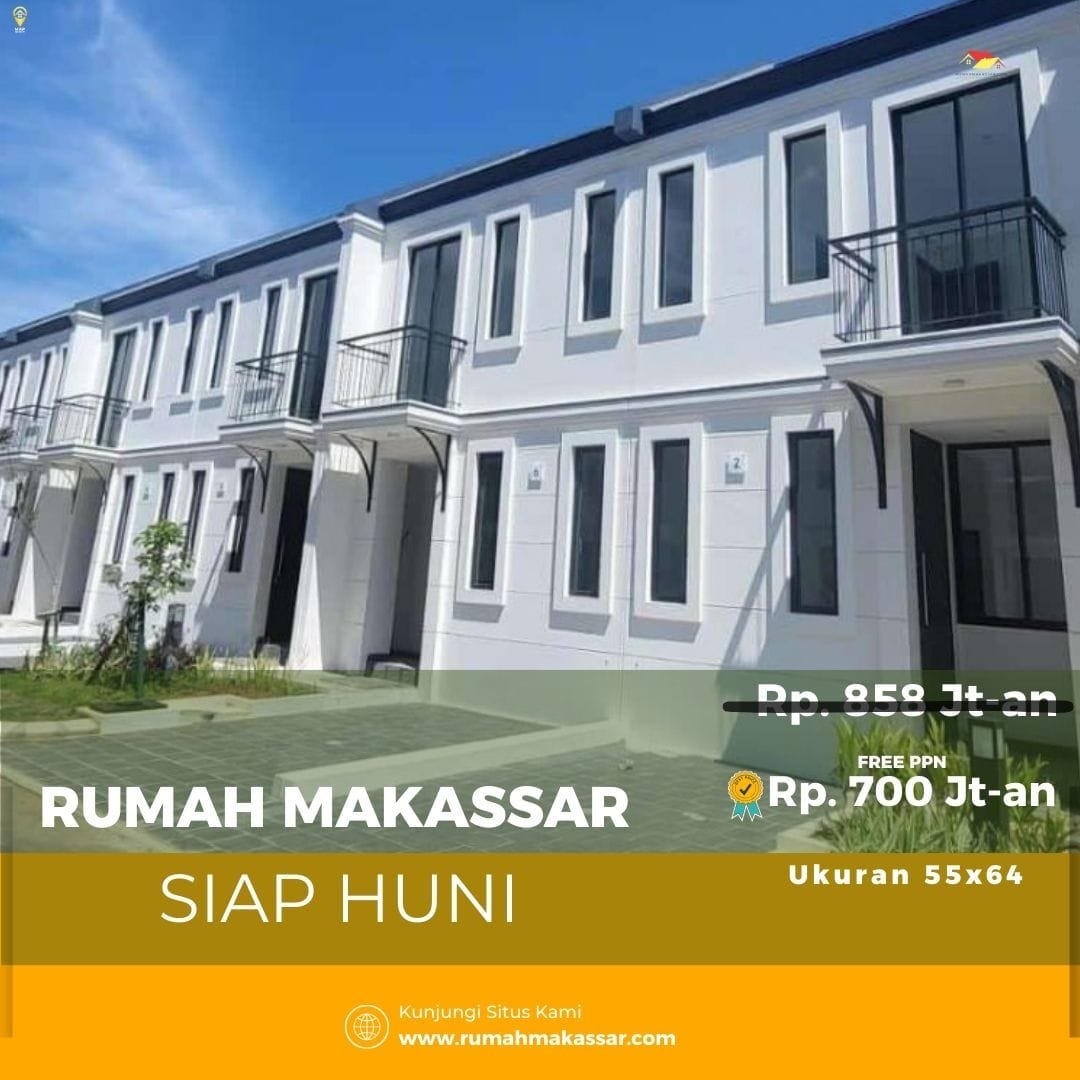 Rumah 2 Lantai Gaya Eropa, Siap Huni dengan Fasilitas Lengkap dan Free PPN!