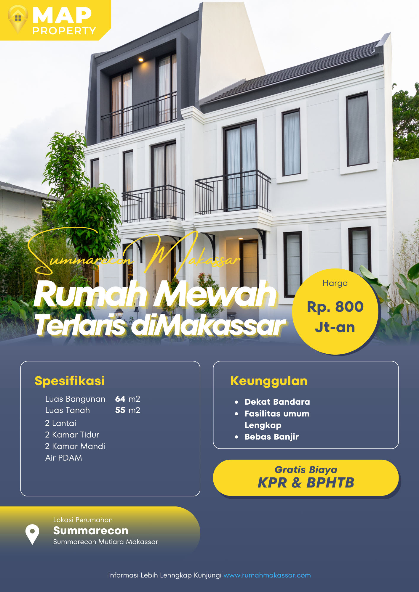 Rumah Gaya eropa terlaris di makassar