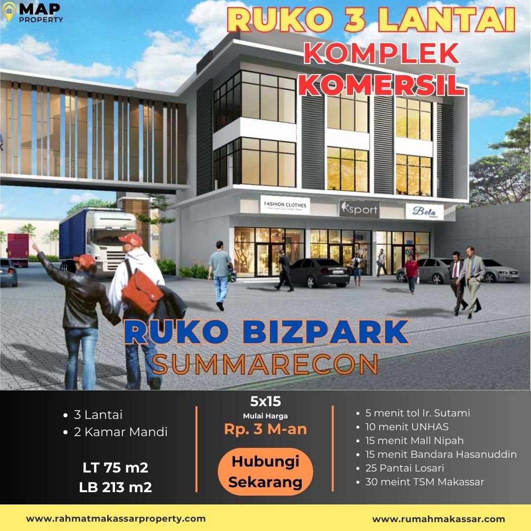 ruko 3 lantai