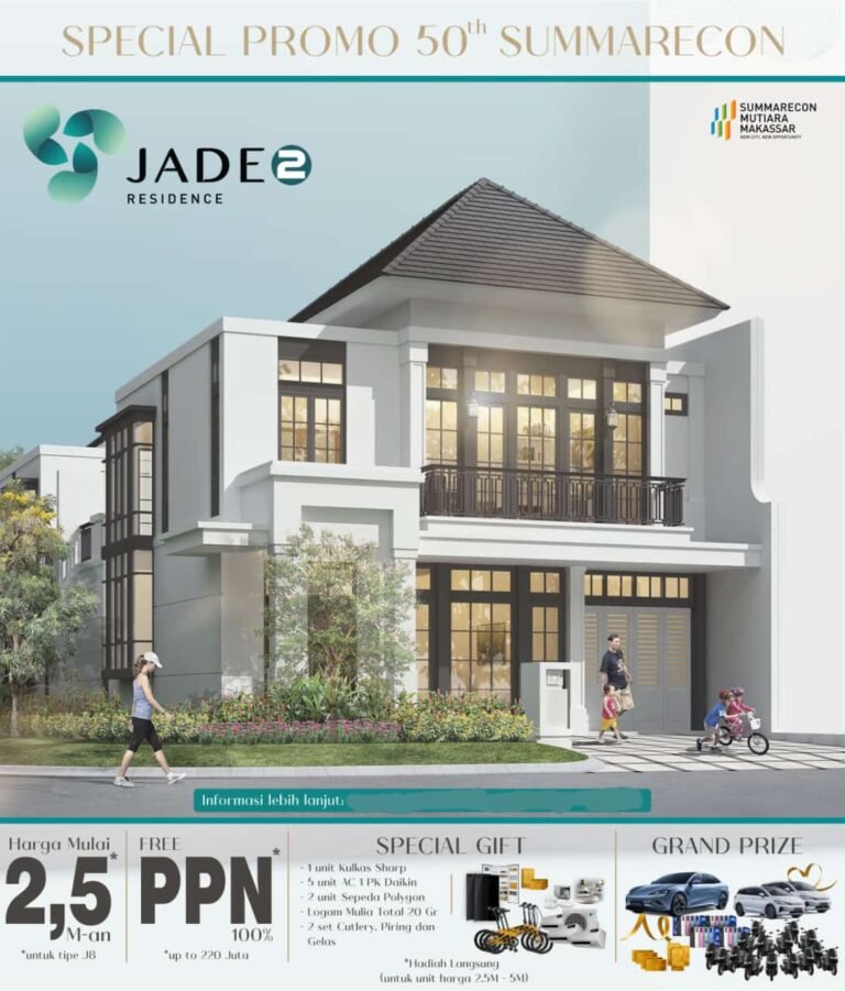 Jade 2 Residence Rumah Mewah di Summarecon