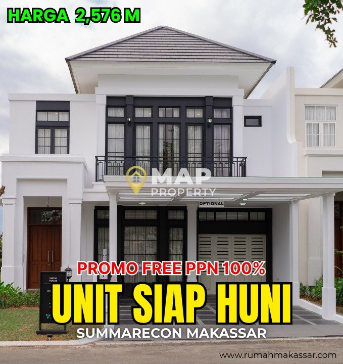 Rumah Siap Huni Summarecon Makassar Hunian Modern 2 Lantai