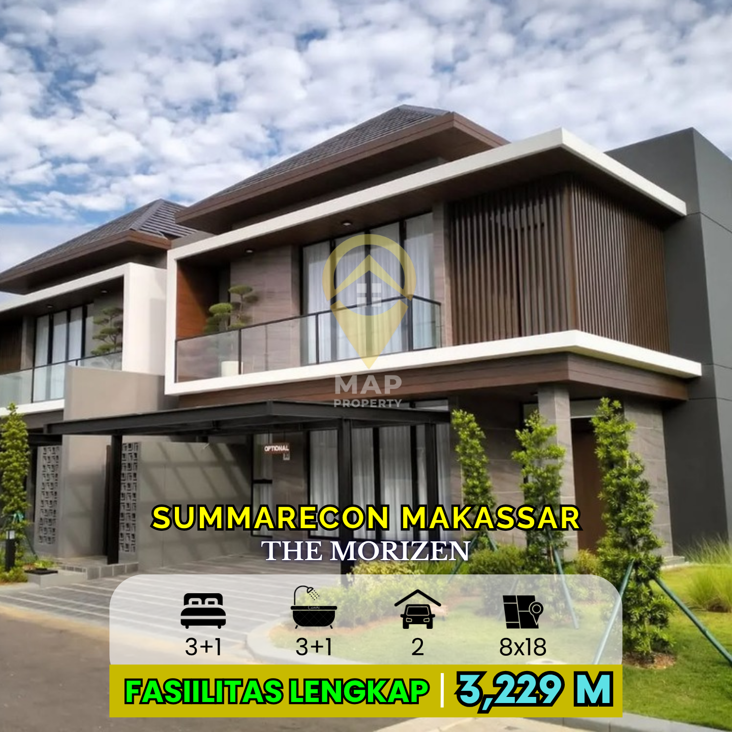 Hunian Modern Eksklusif di Summarecon Makassar The Morizen