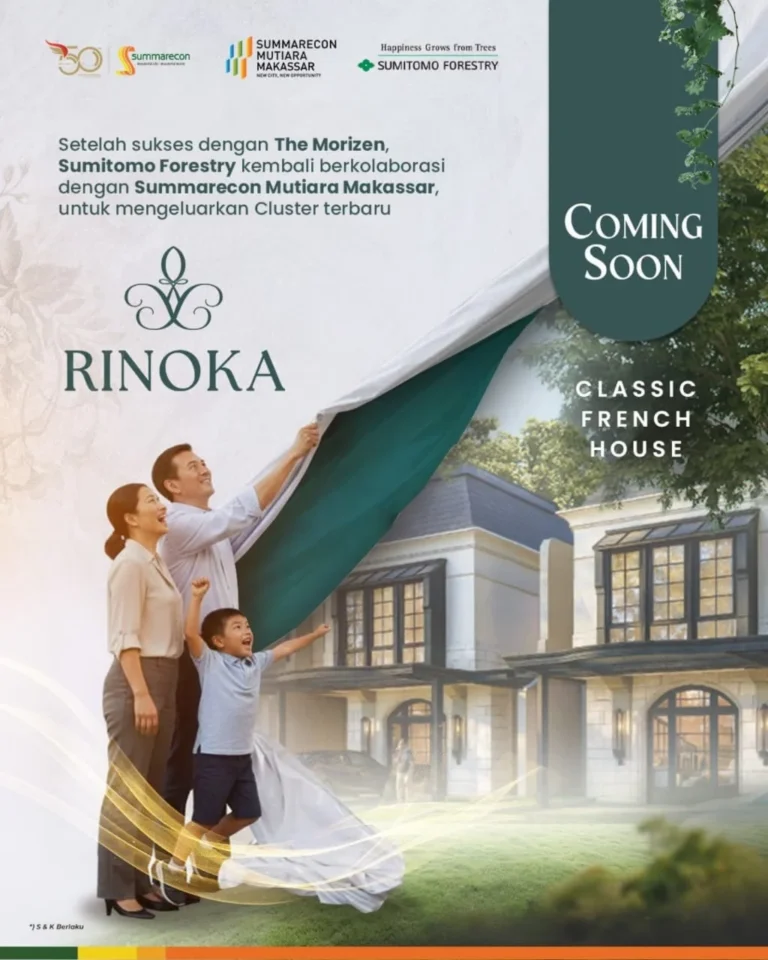 Rinoka, Wajah Baru Hunian Premium di Summarecon Mutiara Makassar